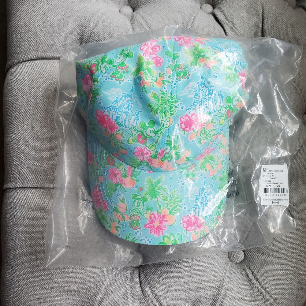 NWT Lilly Pulitzer Lilly Loves Disney Run Around Hat